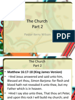 The Church: Pastor Kerry Wilson