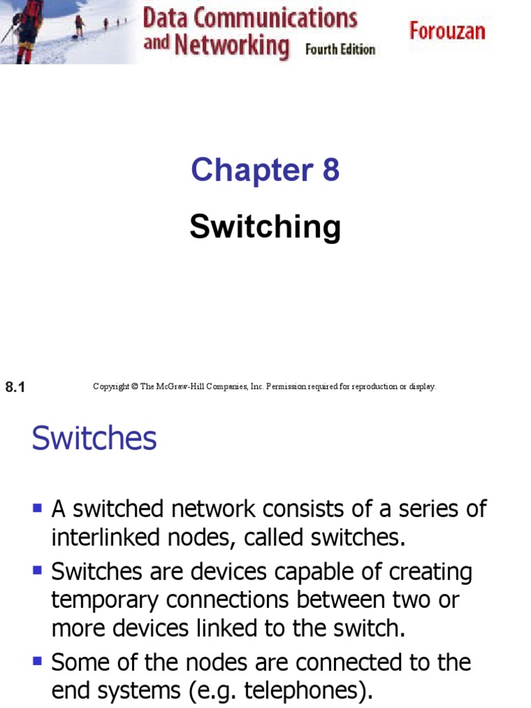 CH 8 | PDF | Packet Switching | Computer Network