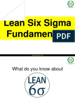 Lean Six Sigma Fundamentals