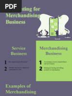 Accounting For Merchandising Business