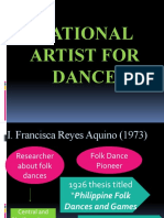 National Artist For Dance