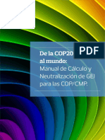 Manual de cálculo y neutralización de GEI para COPs