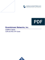 Grandstream Networks, Inc.: UCM6xxx Series CDR and REC API Guide