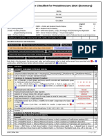 Fem Design Verification Checklist For Protastructure 2016 (Summary)