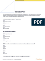 Website Questionnaire Form