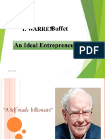 Buffet An Ideal Entrepreneur: 1. Warren