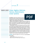 Linear Algebra: Matrices, Vectors, Determinants. Linear Systems