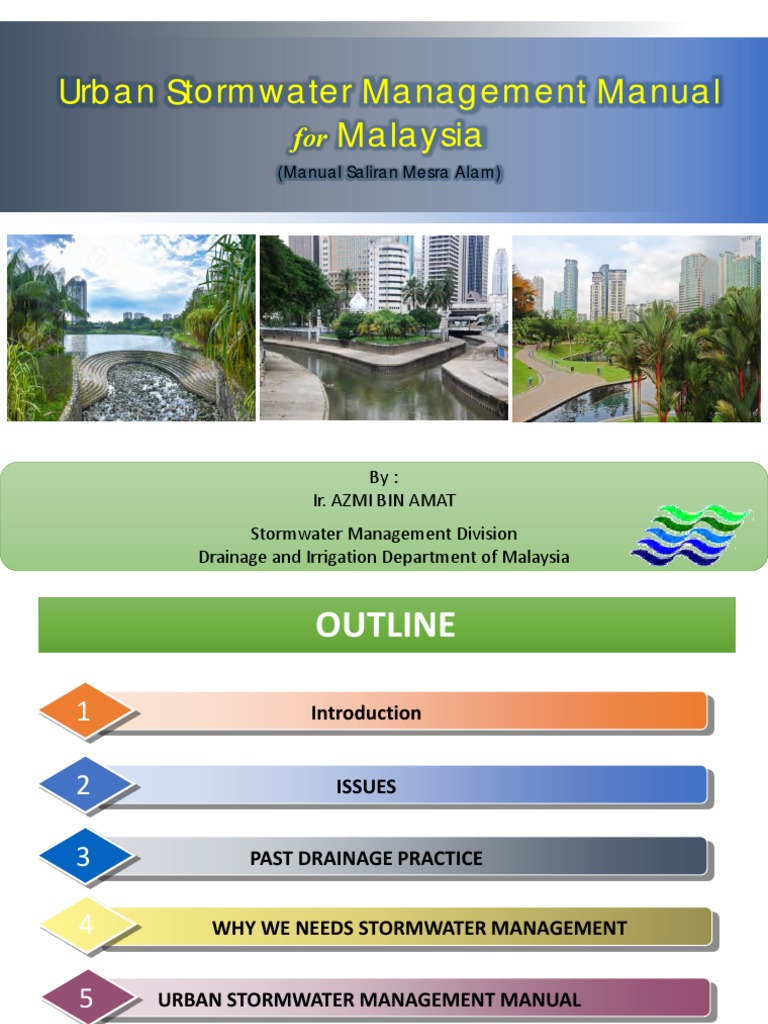 04 - DID Urban Stormwater Management - 1 | PDF | Flood | Stormwater