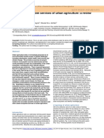 Potential Ecosystem Services of Urban Agriculture