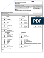 Form - Pre-Concrete Checklist: Fiche de Contrôle Avant Le Bétonnage