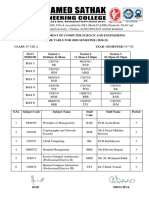 TIMETABLE