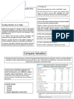 Company Valuation - Humayunn Shahid