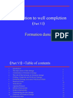 Introduction To Well Completion : Formation Damage