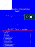 Introduction To Well Completion: (Part - IV)