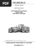 Download TM 5-3805-293-10   MOTOR GRADER 120M by Advocate SN48747686 doc pdf