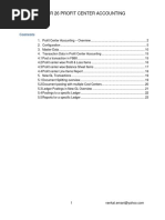 Chapter 26 Profit Center Accounting