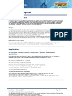 Jotafloor PU Topcoat: Technical Data Sheet Application Guide