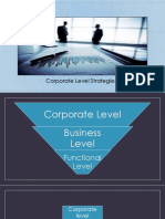 Corporate Level Strategies: - Rutika Saini