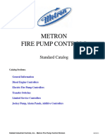 Metron Fire Pump Controls: Standard Catalog