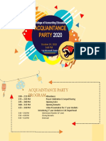 Acquaintance Party: College of Accounting Education