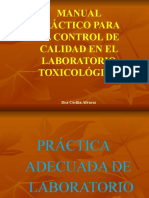 Guía práctica de  para control de calidad en laboratorio toxicológico