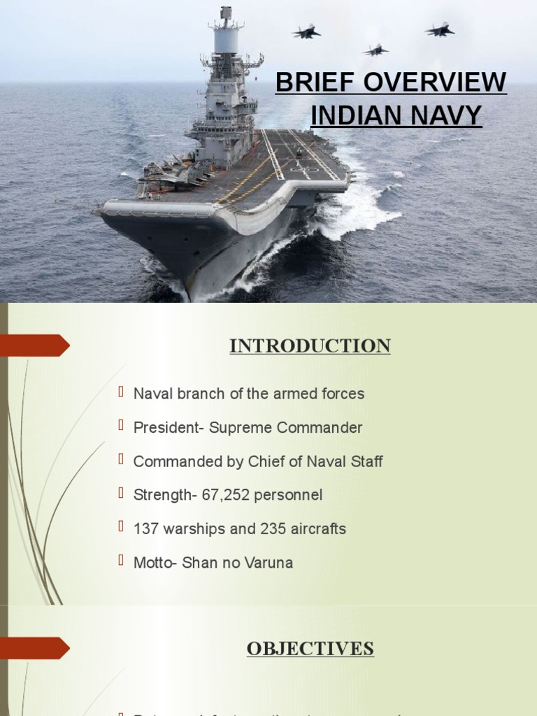 Brief Overview Indian Navy | PDF