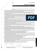 Admission Statement PDF