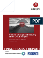 Climate Change and Security in The Osce Region - Osce - Eea - Adelphi PDF