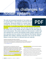 2010 - Materials Challanges For Nuclear System