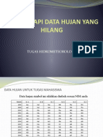 Melengkapi Data Hujan Yang Hilang