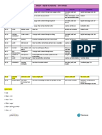 08/24 - 08/28 SCHEDULE - 5th GRADE: Date Classes Goals Abilities Activities