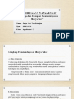 Jujur Veri Tua Hutajulu, Agb C Tugas 9 Lingkup Dan Tahapan Pemberdayaan Masyarakat