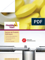 Pharma Test Galenique 2016 FR