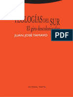 Teologias Del Sur - Juan Jose Tamayo Acosta PDF