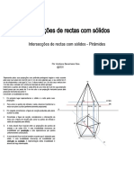 Intersecção de Rectas Com Sólidos