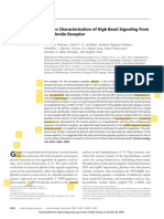 The Ghrelin Receptor: in Vivo Characterization of High Basal Signaling From