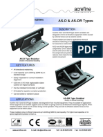 AS-D & AS-DR Types: Acrefine Seismic Snubbers