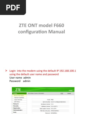 Zte F660