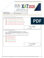 XAT 2020 Answer Key PDF