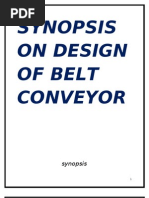 Download PROJECT REPORT  ON DESIGN  OF BELT CONVEYOR by adnankhan89 SN48750150 doc pdf