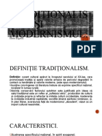 Traditionalism, Modernism