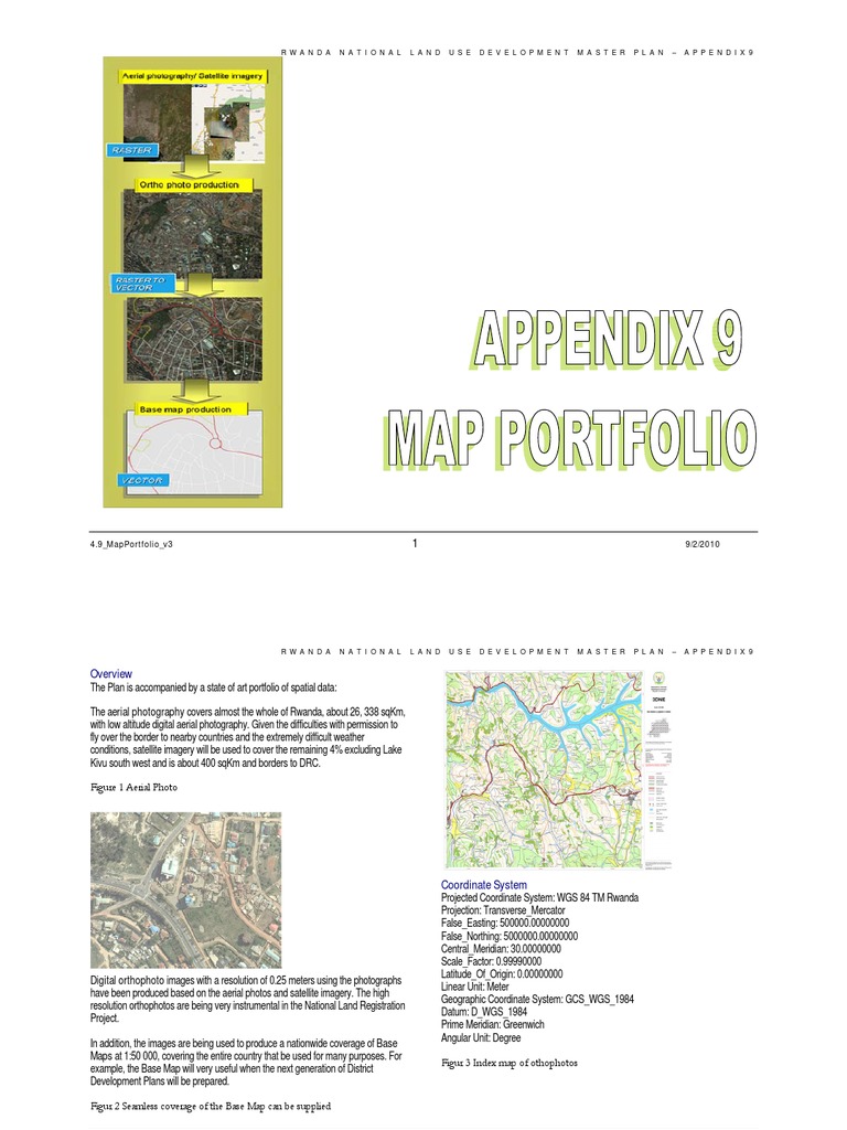 Rwanda National Land Use Development Master Plan - Appendix9 | PDF ...