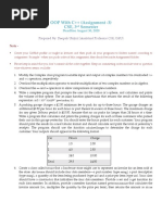 OOP With C++ (Assignment - 3) CSE, 3 Semester: Prepared By: Deepak Uniyal (Assistant Professor CSE, GEU)