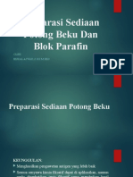 Preparasi Sediaan Potong Beku Dan Blok Parafin ATLM