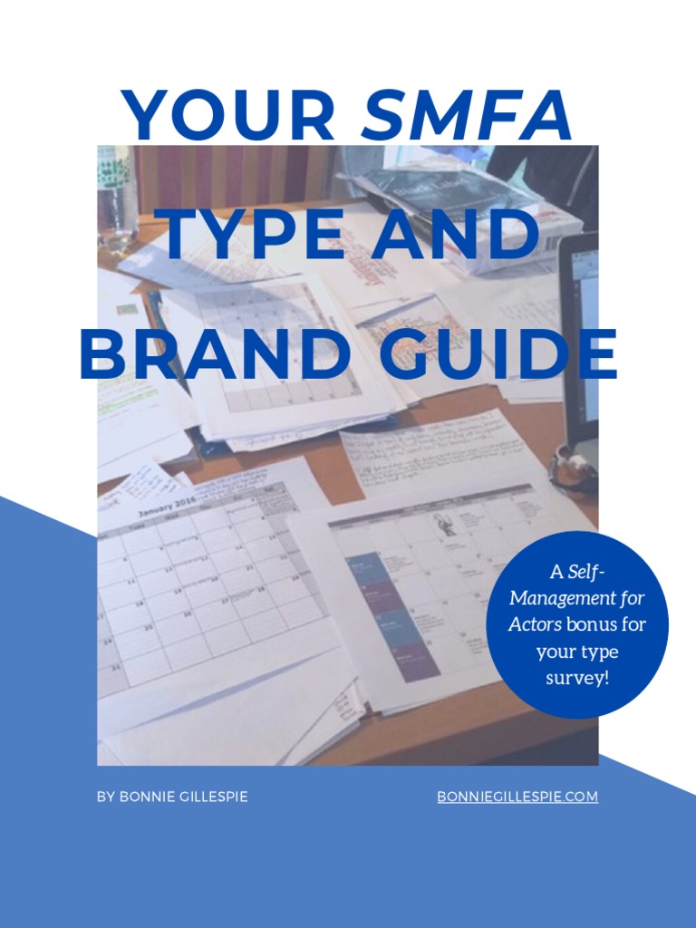 Your Smfa Type and Brand Guide: A Self | PDF | Business