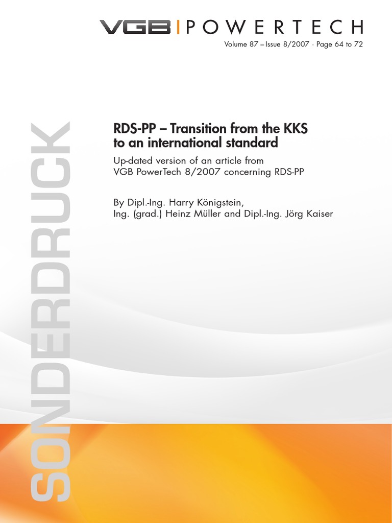 Article Transition KKS To RDS-PP rev2011-ENG PDF | PDF ...