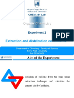 Exp.2-Extraction and Distribution Coefficient