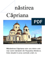 Mănăstirea Căpriana