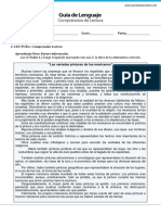 GP8 Comprension de Lectura Argumentacion Vocabulario II