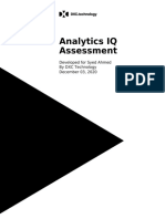 Analytics IQ Assessment